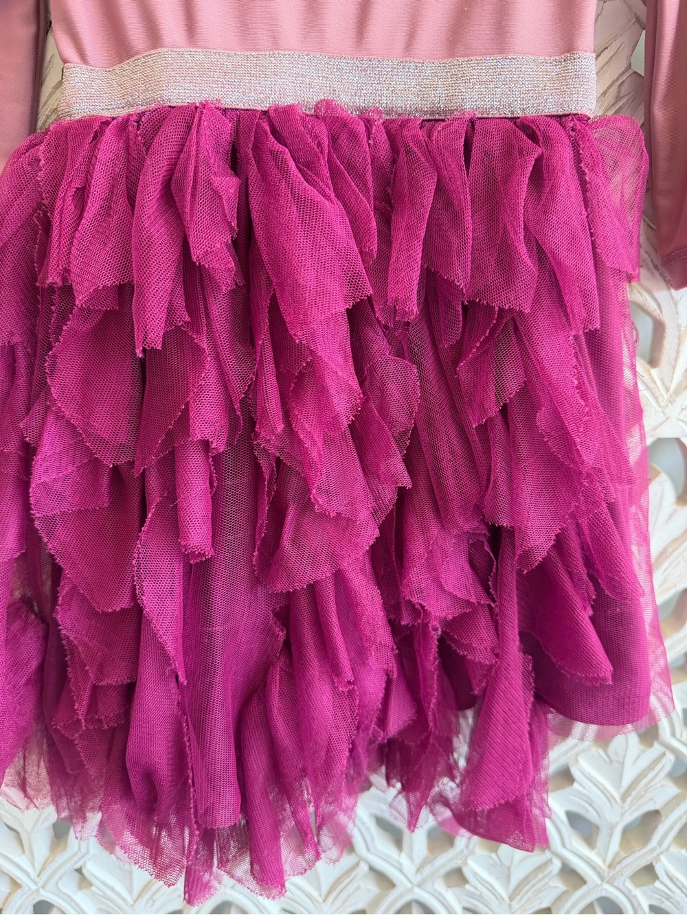 Disney Frozen II Anna Tulle Dress Girls 4T - Picture 5 of 5